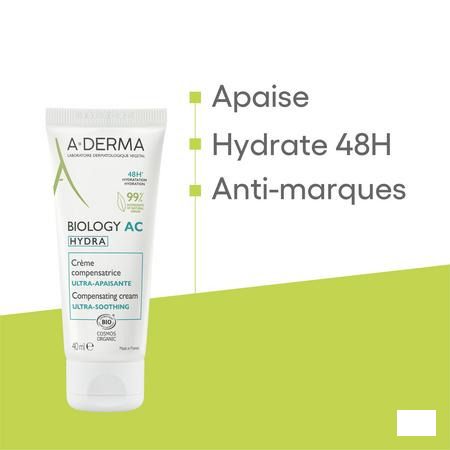 Aderma Biology Ac Hydra Compenserende Creme 40 ml