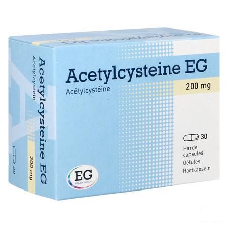 Acetylcysteine EG Capsule 30 X 200 mg  -  EG