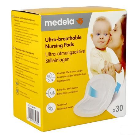 Medela Ultra Ademende Zoogkompressen 30