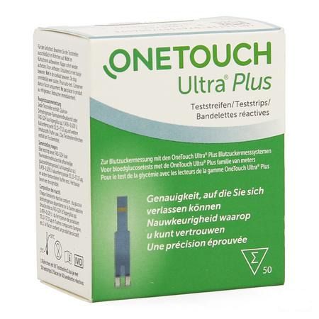 Onetouch Ultra Plus Bandelettes Reactives 50  -  Lifescan