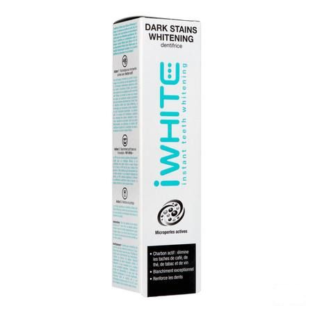 Iwhite Dark Stains Whitening Tandpasta Tube 75 ml