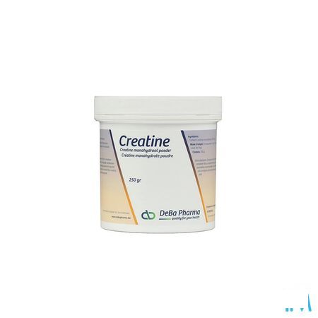 Creatine Monohydraat Poeder Oplosbaar 250 gr  -  Deba Pharma