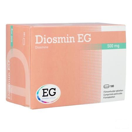 Diosmin Eg 500 mg Filmomh Tabl 180  -  EG