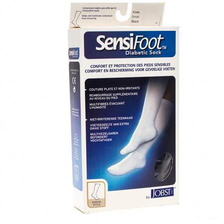 Sensifoot Chaussette Pied Diabet.noir 1p S 77143