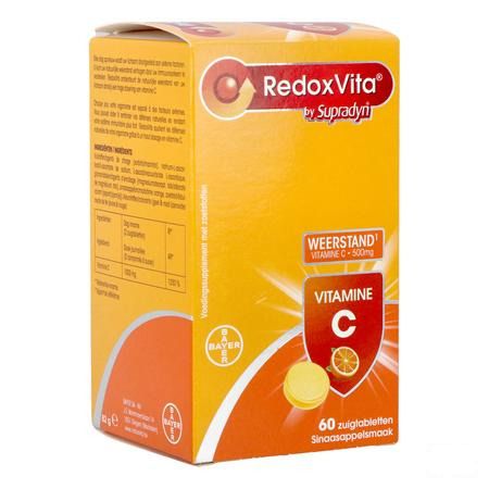 Redoxvita 500 mg Sinaas Zuigtabl 60