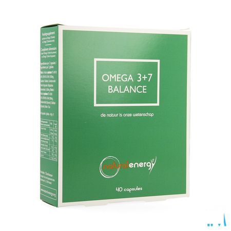 Omega 3 + 7 Balance Natural Energy Capsule 40