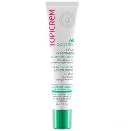 Topicrem Ac Zinc Creme Hydra Compensatrice Tube 40 ml