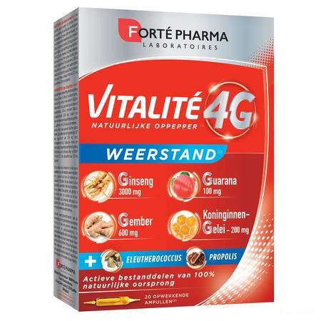 Vitalite 4g Weerstand Ampullen 20x10 ml  -  Forte Pharma