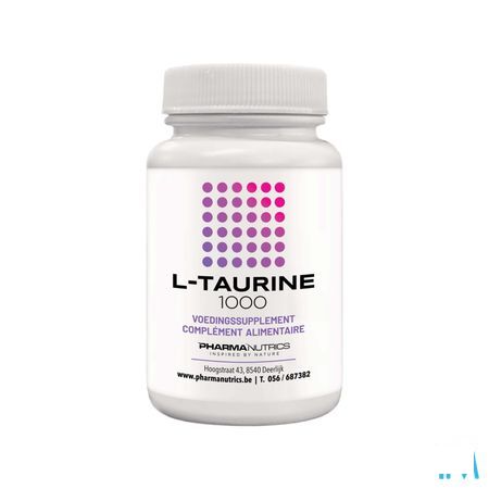 L Taurine 1000 Comprimes 60 Pharmanutrics  -  Pharmanutrics