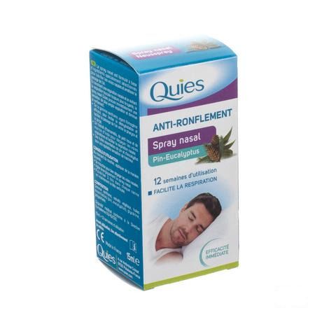 Quies Tegen Snurken Den-eucalyptus Neusspray 15 ml  -  Quies