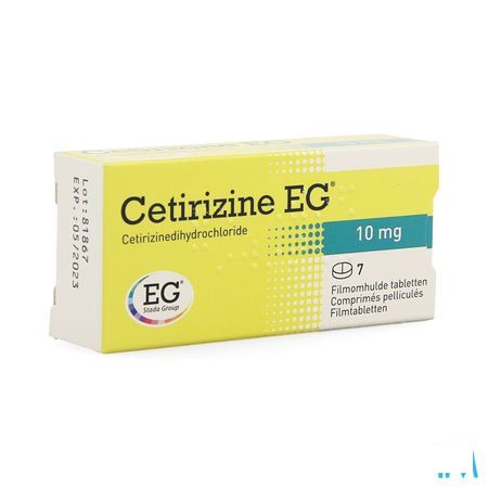 Cetirizine EG Tabletten 7 X 10 mg  -  EG