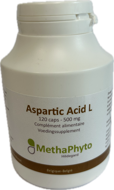 Aspartic Acid L 500 mg 120 Capsule Hildegard  -  Methaphyto