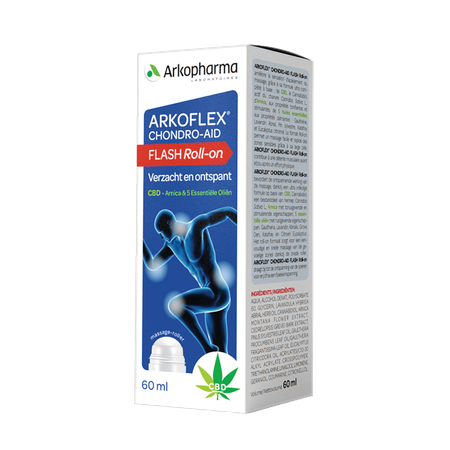 Arkoflex Chondro-Aid Flash Roll On Tube 60ml  -  Arkopharma 