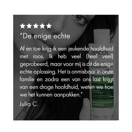 Vichy Dercos Anti roos Vet Haar Reno Shampoo 200 ml  -  Vichy