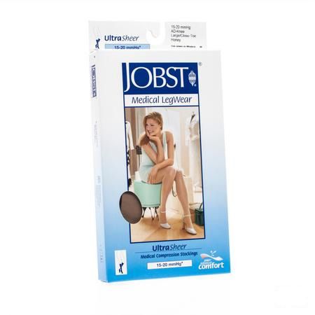 Jobst Ultrasheer Comf.K1 Kniekous Honey L