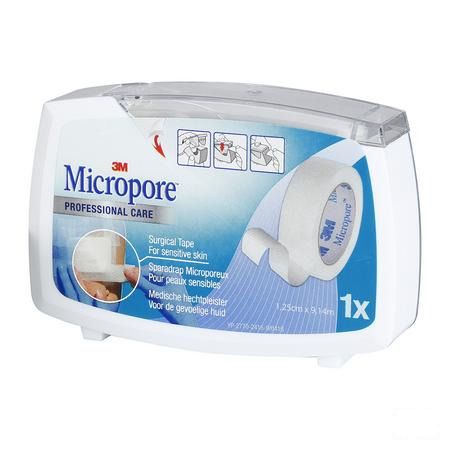 Micropore 3m 12,5mmx9,1m Nouv.derouleur 1530p-0d  -  3M