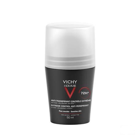 Vichy Homme Deo Anti transp. 72u Roller 50 ml  -  Vichy