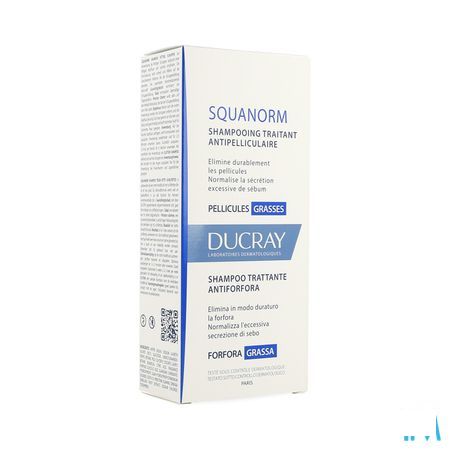 Ducray Squanorm Shampoo Vette Schilfers 200 ml