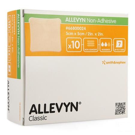 Allevyn Non Adhesive Verband Hydrocel. 5x 5cm 10 66800024  -  Smith Nephew