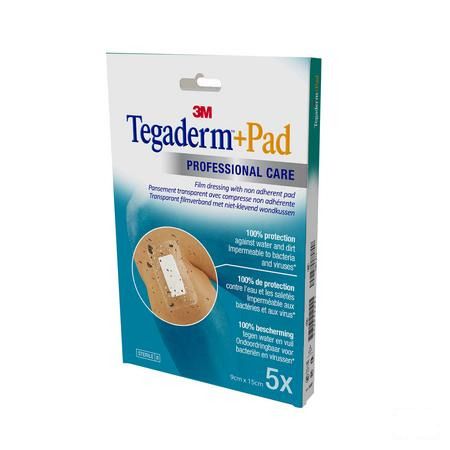 Tegaderm + Pad 3m Transp Steril 9cmx15cm 5 3589p  -  3M