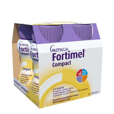 Fortimel Compact Banaan 4x125 ml  -  Nutricia