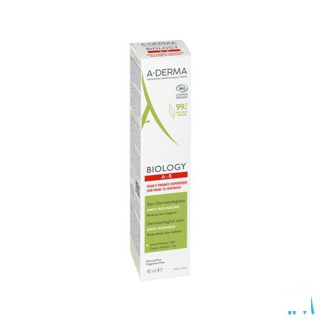 Aderma Biology Dermatolog.Verzorg. Anti Roodheid 40 ml  -  Aderma