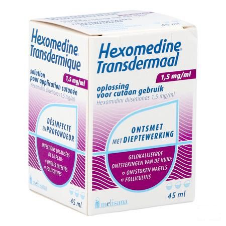 Hexomedine Solution 45 ml Transcut  -  Melisana