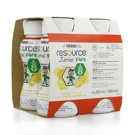 Resource Junior Fibre Vanille 4x200 ml  -  Nestle