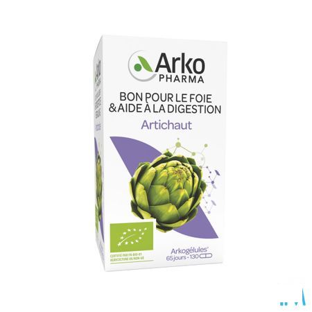 Arkogelules Artichaut Bio Capsule 130  -  Arkopharma