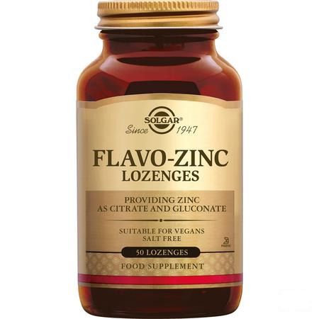 Solgar Flavo Zinc Lozenges Pastilles 50  -  Solgar Vitamins