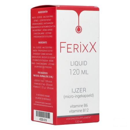 Ferixx Liquid 120ml  -  Ixx Pharma