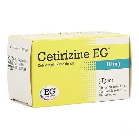 Cetirizine EG Tabletten 100 X 10 mg  -  EG