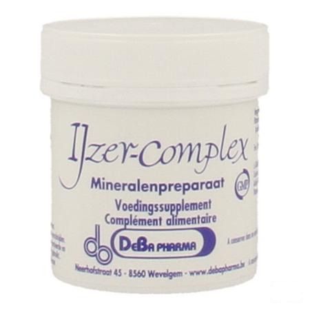 Ijzer Complex Vegetat. Capsule 60x25 mg  -  Deba Pharma