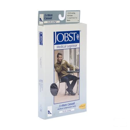 Jobst For Men Casual K1 15-20 Ad Black Xl 1P