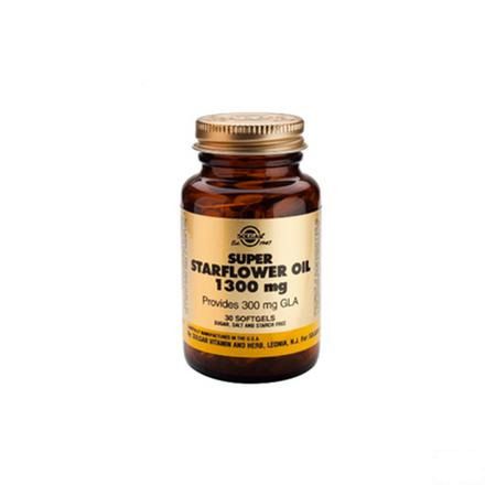 Super Starflower Oil 1300 mg (300 mg Gla) Softgel 30  -  Solgar Vitamins