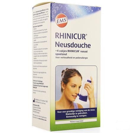 Rhinicur Douche Nasale + 4 Zakjes Spoelzout