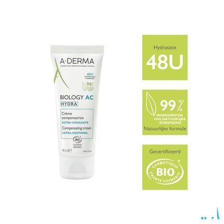 Aderma Biology Ac Hydra Compenserende Creme 40 ml