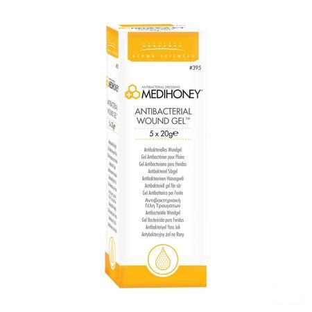 Medihoney Wondgel Anti bacteriel Tube 5x20 gr