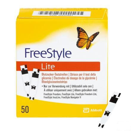 Freestyle Lite 50 Strips  -  Abbott