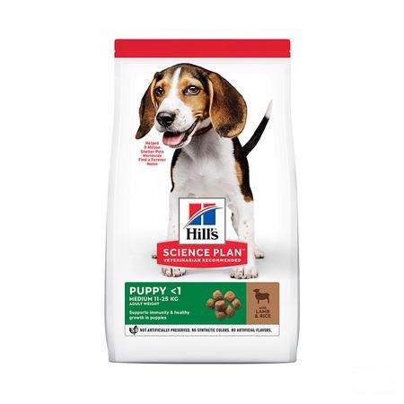 Science Plan Canine Puppy Medium Lamb&Rice 14 Kg