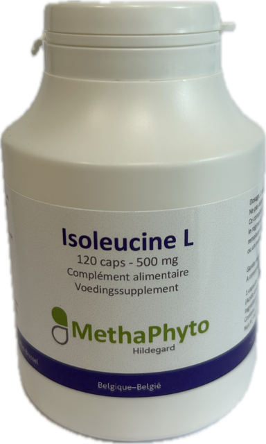 Isoleucine L 500 mg 120 Capsule Hildegard  -  Methaphyto