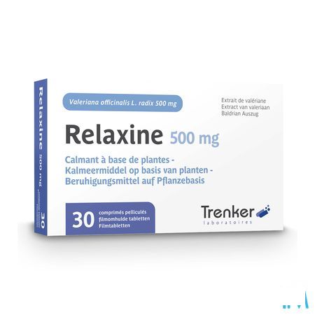 Relaxine 500 mg Comprimes Pellicules 30  -  Trenker