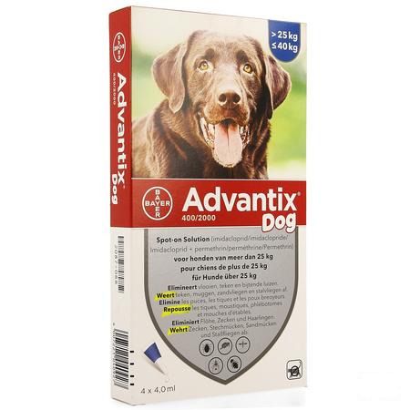 Advantix 400/2000 Honden 25