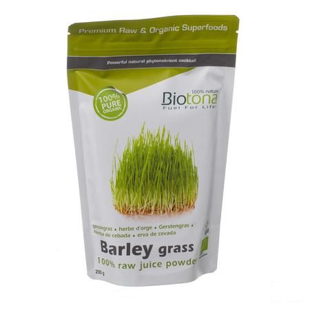 Biotona Barley Grass Raw Juice Powder 200 gr  -  Keypharm