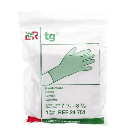 Tg Handschoen 100% Kat. Middel 7,5-8,5 (paar)24751  -  Lohmann & Rauscher