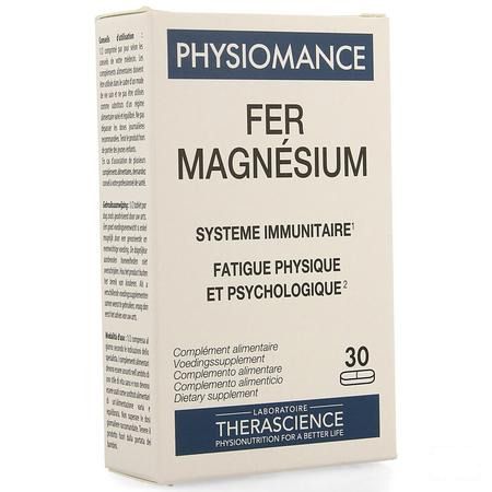 Ijzer Magnesium Tabletten 30 Physiomance Phy273  -  Therascience-Lignaform