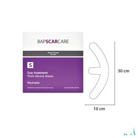 Bap Scar Care S Silicoonverb Adh 40X10X30Cm 2 Paar  -  Bap Medical