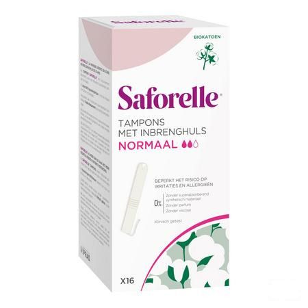 Saforelle Tampons Inbrenghuls Normaal 16