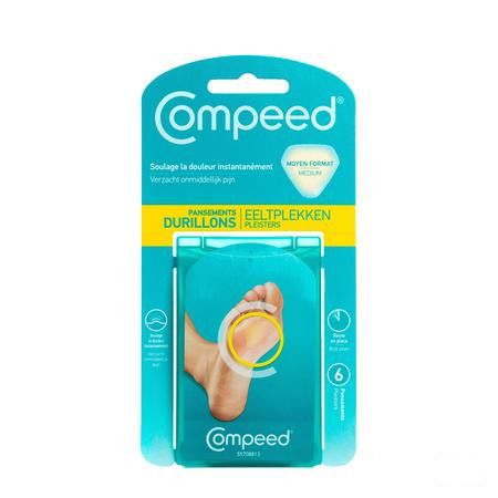 Compeed Pleister Eeltplek Voeten Medium 6