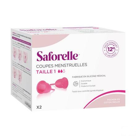 Saforelle Cup Protect Menstruatie Cups T1 Nieuw